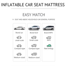 Load image into Gallery viewer, Portable Inflatable Air Seat Mattress Travel Camping SUV Car Back Bed Rest Sleep