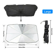 Load image into Gallery viewer, Car Windshield Sunshade Umbrella Foldable Front Window Cover Visor Sun Shade