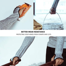 Load image into Gallery viewer, 1 Pair Cut Proof Anti-Cutting Resistant Sleeve Elbow Arm Safety Guard Gloves Protection