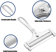 Load image into Gallery viewer, Adjustable Stainless Steel Cutting Cutter Wire Cheese Slicer