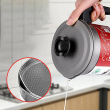 Load image into Gallery viewer, 1.4L Stainless Steel Oil Filter Separator Pot Large Capacity Storage Tank Kitchen Tools
