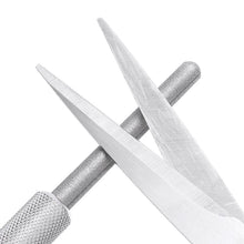 Load image into Gallery viewer, Portable Diamond Pen Shape File Blade Sharpener Stone Kitchen Knife Fish Hook