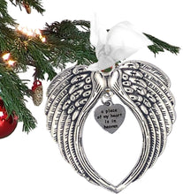 Load image into Gallery viewer, In Memory Angel Wings Pendant Christmas Tree Ornament Hanging Bauble Decors Gift
