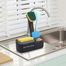 Load image into Gallery viewer, 3-in-1 Sponge Soap Dispenser Pump Dishwashing Liquid Tool Container Holder Caddy