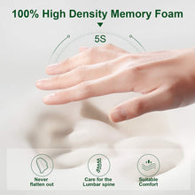 Load image into Gallery viewer, Memory Foam Lumbar Back Waist Support Cushion Seat Pillow Home Car Office Chair Pain Relief