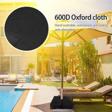 Load image into Gallery viewer, Heavy Umbrella Base Sandbag Parasol Stand Weights Banana Hanging Cantilever