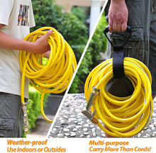 Load image into Gallery viewer, Heavy Duty Hoop/Loop Extension Cord Storage Strap with Carrying Handles 3 Sizes