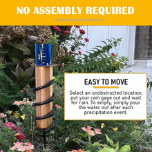 Load image into Gallery viewer, Floating Copper Rain Gauge Outdoor Metal Water Gauge Set for Lawn Garden