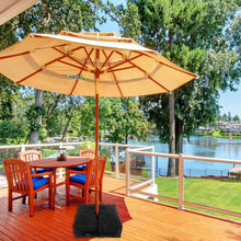 Load image into Gallery viewer, Heavy Umbrella Base Sandbag Parasol Stand Weights Banana Hanging Cantilever