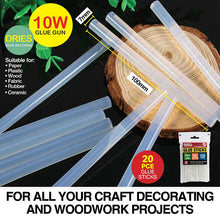 Load image into Gallery viewer, Electric Hot Melt Mini Glue Gun Heating 10W Craft DIY SAA w/ Glue Sticks 22PCS