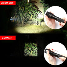 Load image into Gallery viewer, High Power Tactical Zoom Flashlight LED Super Bright Military Grade Torch
