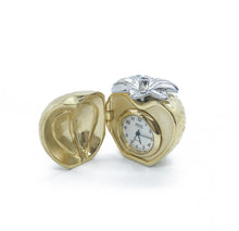 Load image into Gallery viewer, Golden & Silver Strawberry Clock Decor Gift Idea 2PCS