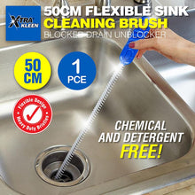 Load image into Gallery viewer, Long Sink Brush Pipe Drain Dredge Tool Cleaner Stick Bathtub Bathroom Flexible