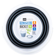 Load image into Gallery viewer, 10L Folding Collapsible Water Tank Bucket w/ Handles Car Camping Fishing Beach Picnic