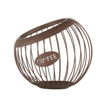 Load image into Gallery viewer, Coffee Capsule Basket Metal Stand Holder Vintage Coffee Pod Storage Shelves Rack