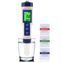 Load image into Gallery viewer, 5 in 1 PH Meter TDS EC Salinity Temperature Digital Swimming Pool Water Quality Monitor Tester