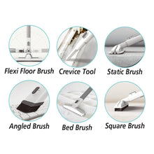 Load image into Gallery viewer, 2 in 1 Rechargeable Vacuum Cleaner Cordless Cyclone Handheld Stick Car Home - White