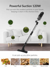 Load image into Gallery viewer, 2 in 1 Rechargeable Vacuum Cleaner Cordless Cyclone Handheld Stick Car Home - Black