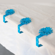 Load image into Gallery viewer, Set of 8 Metal Flower Table Cloth Cover Clip Clamp Holder for Picnic Party Wedding