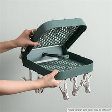 Load image into Gallery viewer, Multifunctional Foldable Hanger Clothes Socks Balcony Drying Racks