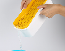 Load image into Gallery viewer, 2 IN 1 Microwave Food Pasta Maker & Steamer Cooker with Strainer