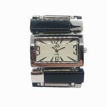 Load image into Gallery viewer, Black and silver lady watch