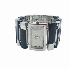 Load image into Gallery viewer, Black and silver lady watch