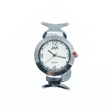 Load image into Gallery viewer, JAS Silver Stylish Casual Ladies Watch Bangle Bracelet Wrist Watches Quartz Gift