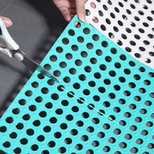 Load image into Gallery viewer, Pack of 4 DIY Anti Non Slip Interlocking Rubber Bath Shower Mat Rug Floor Tiles with Drain Holes Bathtub Bathroom