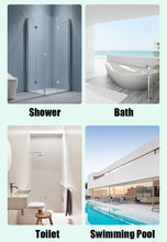 Load image into Gallery viewer, Pack of 4 DIY Anti Non Slip Interlocking Rubber Bath Shower Mat Rug Floor Tiles with Drain Holes Bathtub Bathroom