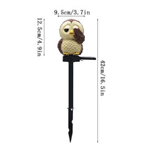 Load image into Gallery viewer, LED Solar Powered Owl Garden Light Waterproof Ornament Lawn Outdoor Lamp