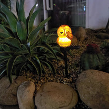Load image into Gallery viewer, LED Solar Powered Owl Garden Light Waterproof Ornament Lawn Outdoor Lamp
