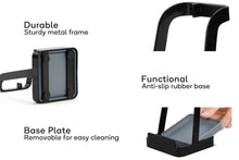 Load image into Gallery viewer, Multi-functional Pot Lid and Utensil Holder Metal Stand Kitchen Organiser