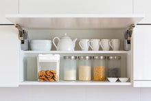 Load image into Gallery viewer, Kitchen Time Locking Container Lockable Food Safe Storage Canister with Timer - White