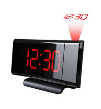Load image into Gallery viewer, LED Digital Projection Alarm Clock Time Projector LCD Display FM Radio