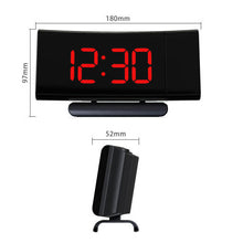 Load image into Gallery viewer, LED Digital Projection Alarm Clock Time Projector LCD Display FM Radio
