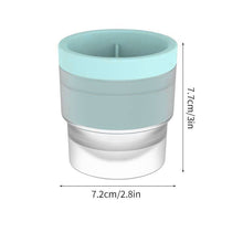 Load image into Gallery viewer, 2pcs Silicone Ice Ball Mold Sphere Cube Maker Mould for Jelly Whiskey Cocktail