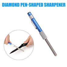 Load image into Gallery viewer, Portable Diamond Pen Shape File Blade Sharpener Stone Kitchen Knife Fish Hook