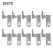 Load image into Gallery viewer, 10x LED Hinge Cabinet Lights Smart Sensor Closet Cupboard Wardrobe Kitchen Light