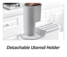 Load image into Gallery viewer, Multifunctional Kitchen Knife Utensil Holder Cutting Board Storage Rack with Drainer