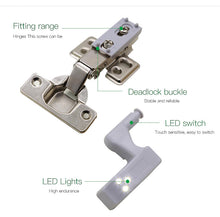 Load image into Gallery viewer, 10x LED Hinge Cabinet Lights Smart Sensor Closet Cupboard Wardrobe Kitchen Light