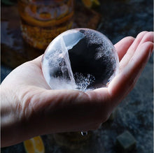 Load image into Gallery viewer, 2pcs Silicone Ice Ball Mold Sphere Cube Maker Mould for Jelly Whiskey Cocktail