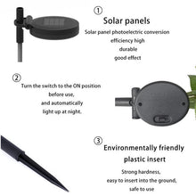 Load image into Gallery viewer, LED Solar Light Outdoor 4 Head Lily Garden Flower Waterproof Decorative Lamp