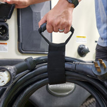 Load image into Gallery viewer, Heavy Duty Hoop/Loop Extension Cord Storage Strap with Carrying Handles 3 Sizes