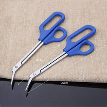 Load image into Gallery viewer, Easy Grip Toenail Scissors Clippers Long Reach Toe Nail Cutter Trimmer
