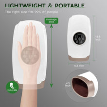 Load image into Gallery viewer, Electric Hand Palm Finger Massager Relieve Stress Vibration Acupressure Heated Machines Air Compression