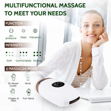 Load image into Gallery viewer, Electric Hand Palm Finger Massager Relieve Stress Vibration Acupressure Heated Machines Air Compression