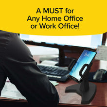 Load image into Gallery viewer, Fully Adjustable Desktop Mobile Phone Mount Holder Stand Hands Free Viewing
