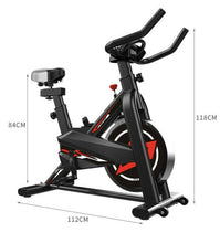Load image into Gallery viewer, Best Fitness Portable Indoor Stationary Flywheel Exercise Home Gym Spin Bike