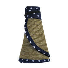 Load image into Gallery viewer, Polka Dot Women Roll Up Hat Wide Brim Floppy Sun Visor Hats Open Top Summer
